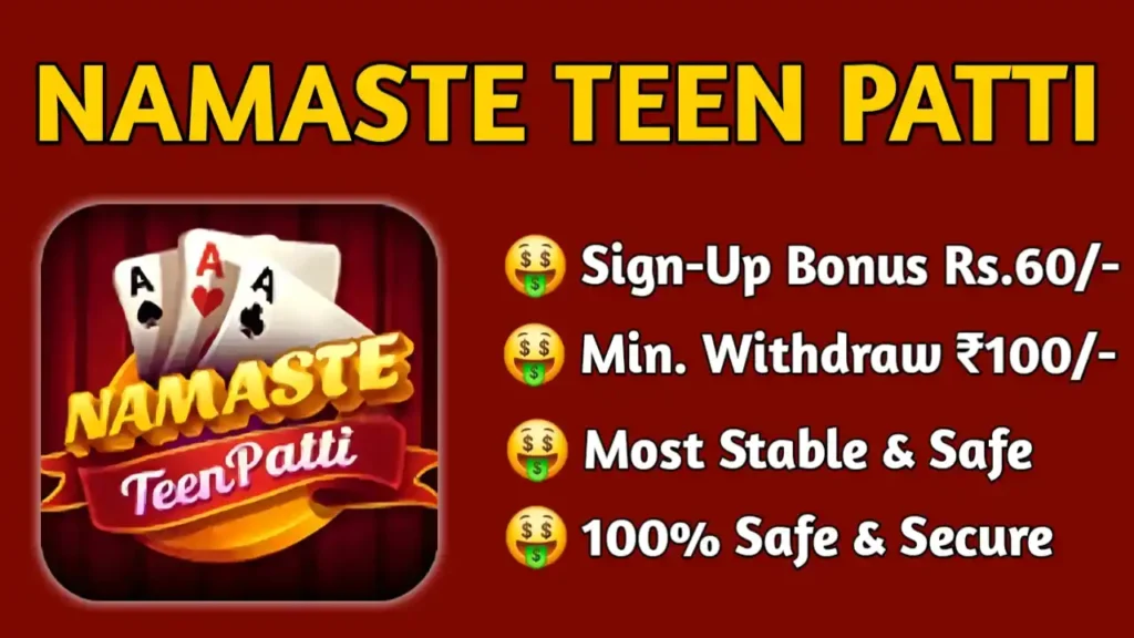 Namaste Teen Patti App Banner